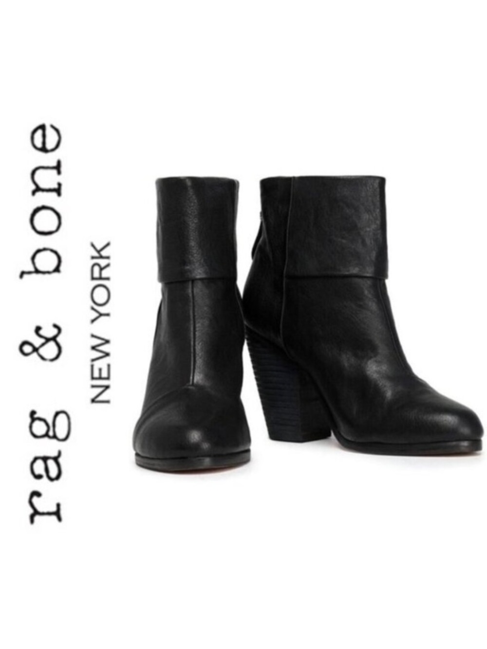 RAG & BONE Newberry Ankle Classic Booties Size 36.5